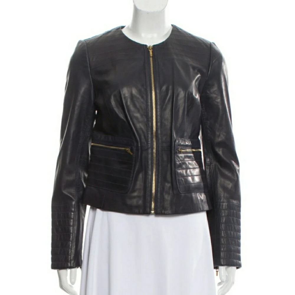 Tory Burch Leather jacket new with tag